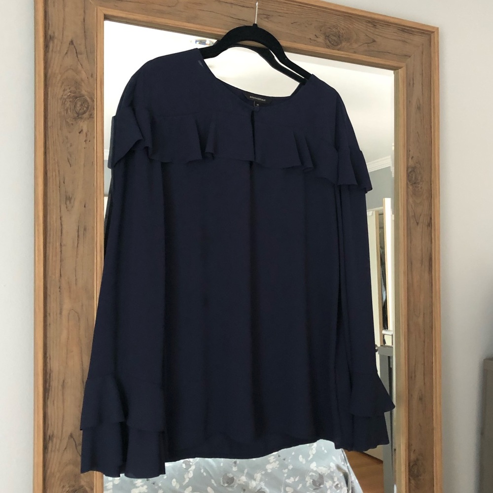 Banana Republic Blouse w/ Ruffles